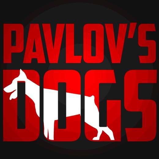 Pavlov's Dogs improv troupe logo